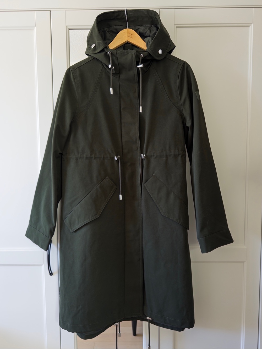 Frank & Oak Olive Green Interior Pocket Jacket